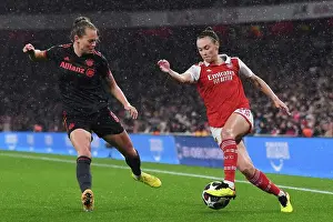 Arsenal Women V Bayern Munich Frauen 2022-23 Prints: Arsenal vs. Bayern Munich: Women's Champions League Quarter-Final Showdown at Emirates Stadium
