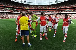 Arsenal V Benfica 2014-15 Prints: Arsenal vs Benfica - Emirates Cup 2014: The Team Line-Up