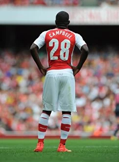 Arsenal v Benfica 2014-15 Collection: Arsenal vs Benfica: Joel Campbell in Action at the Emirates Cup, 2014