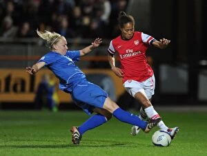 Images Dated 10th October 2012: Arsenal vs Birmingham: FA WSL Continental Cup Final - Yankey vs Weston