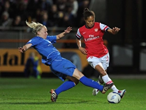 Arsenal Ladies V Birmingham City - WSL League Cup Final 2012-13 Prints: Arsenal vs Birmingham: FA WSL Continental Cup Final - Yankey vs Weston: A Titanic Battle of Football Stars