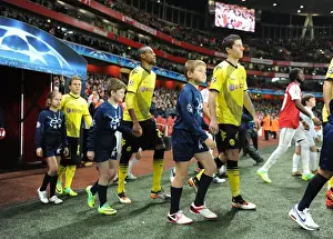 Arsenal V Borussia Dortmund 2011-12 Prints: Arsenal vs Borussia Dortmund: Champion League Showdown at Emirates Stadium (2011-12) - Player Escorts