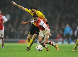 Arsenal V Borussia Dortmund 2014-15 Prints: Arsenal vs. Borussia Dortmund: Champions League Showdown