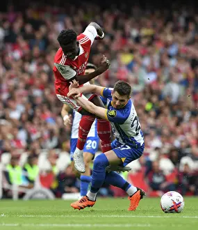 Arsenal V Brighton And Hove Albion 2022-23 Prints: Arsenal vs Brighton: Bukayo Saka vs Billy Gilmour Battle in 2022-23 Premier League Clash