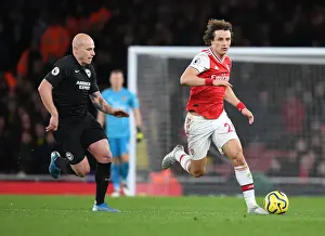 Arsenal vs Brighton: David Luiz Outmaneuvers Aaron Mooy at Emirates Stadium