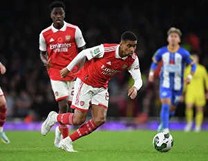Arsenal V Brighton And Hove Albion - Carabao Cup 2022-23 Prints: Arsenal vs Brighton & Hove Albion: Carabao Cup Battle at Emirates Stadium