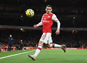 Arsenal vs Brighton & Hove Albion: Lucas Torreira in Action at Emirates Stadium (Premier League 2019-20)