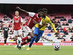 Arsenal vs Brighton: Thomas Partey Clashes with Yves Bissouma in Premier League Showdown (2020-21)