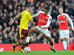 Arsenal V Burnley FA Cup 4th Rd 2016 Prints: Arsenal vs Burnley: FA Cup Battle at The Emirates, January 2016
