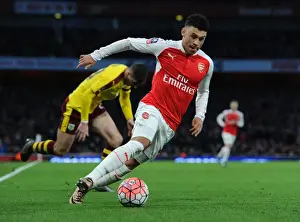 Arsenal V Burnley FA Cup 4th Rd 2016 Prints: Arsenal vs Burnley: FA Cup Fourth Round - Oxlade-Chamberlain's Emirates Showdown
