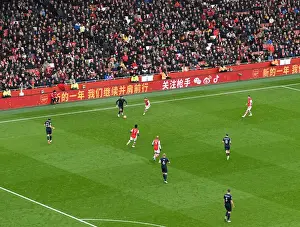Arsenal V Burnley 2021-22 Prints: Arsenal vs Burnley: Premier League Clash at Emirates Stadium Amidst Chinese New Year Celebrations