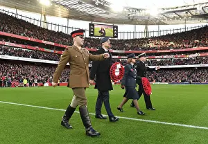 Arsenal vs Burnley: Premier League Pays Tribute to Armistice Day with Military Ceremony (2023-24)