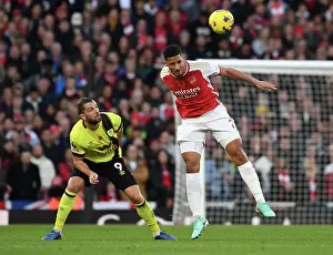 Arsenal vs Burnley: William Saliba Under Pressure in Premier League Clash (2023-24)