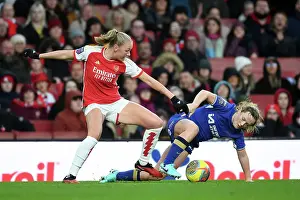 Arsenal Women V Chelsea Women 2023-24 Prints: Arsenal vs. Chelsea: A Battle in the Barclays Women's Super League