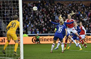 Arsenal Women V Chelsea Women - Continental Cup Final 2020 Prints: Arsenal vs. Chelsea: A Battle for FA Womens Continental League Cup Supremacy