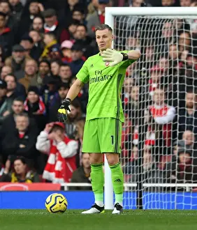 Arsenal V Chelsea 2019-20 Prints: Arsenal vs. Chelsea: Bernd Leno in Action at the Emirates Stadium (Premier League 2019-20)