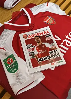 Arsenal V Chelsea - Carabao Cup 2017-18 Prints: Arsenal vs. Chelsea Carabao Cup Semi-Final: Arsenal Matchday Programme