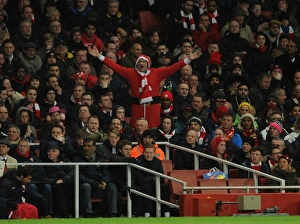 Arsenal V Chelsea 2013-14 Prints: Arsenal vs. Chelsea: A Christmas Clash with an Unusual Fan