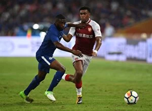 Images Dated 23rd July 2017: Arsenal vs. Chelsea: Clash in China - Iwobi vs. Tomori