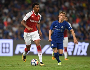 Arsenal V Chelsea - Pre Season 2017-18 Prints: Arsenal vs. Chelsea: Clash in China - Willock vs. Pasalic