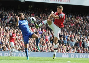 Arsenal V Chelsea 2012-13 Prints: Arsenal vs. Chelsea: Clash of the Titans, 2012-13 Premier League
