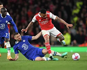 Arsenal V Chelsea 2022-23 Prints: Arsenal vs. Chelsea: Clash of Titans in the Premier League