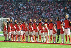 Arsenal V Chelsea - Community Shield 2015-16 Prints: Arsenal vs. Chelsea - Community Shield 2015: Unified Team Line-Up