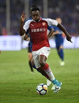 Images Dated 23rd July 2017: Arsenal vs. Chelsea: Danny Welbeck in Action during the 2017 Pre-Season Friendly in Beijing