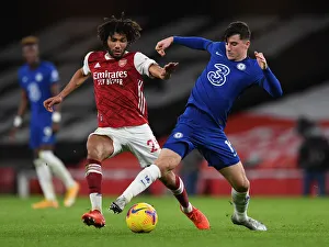 Arsenal V Chelsea 2020-21 Prints: Arsenal vs. Chelsea: Elneny vs