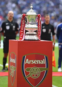 Arsenal V Chelsea - FA Community Shield 2017-18 Prints: Arsenal vs. Chelsea - FA Community Shield Showdown with the FA Cup
