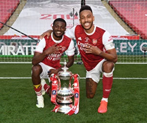 Images Dated 2nd August 2020: Arsenal vs Chelsea FA Cup Final 2020: An Empty Wembley Stadium