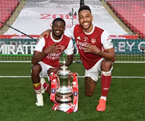Arsenal V Chelsea FA Cup Final 2020 Prints: Arsenal vs Chelsea FA Cup Final 2020: An Empty Wembley Stadium