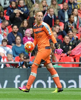 Arsenal Ladies V Chelsea Ladies - FA Cup Final 2016 Prints: Arsenal vs. Chelsea: FA Cup Final Showdown - Ladies Football Championship at Wembley Stadium