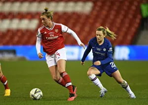 Arsenal Women V Chelsea Women - Continental Cup Final 2020 Prints: Arsenal vs. Chelsea: FA Womens Continental League Cup Final Showdown