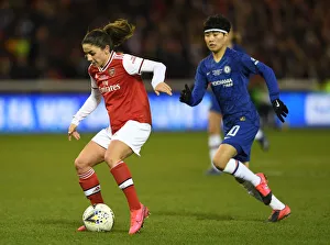 Arsenal Women V Chelsea Women - Continental Cup Final 2020 Prints: Arsenal vs. Chelsea: FA Women's Continental League Cup Final Showdown