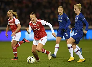 Arsenal Women V Chelsea Women - Continental Cup Final 2020 Prints: Arsenal vs. Chelsea: FA Womens Continental League Cup Final Showdown