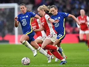 Arsenal Women V Chelsea Women - FA Cup Final 2021 Prints: Arsenal vs. Chelsea: FA Women's Cup Final Showdown at Wembley Stadium