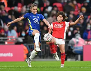 Arsenal Women V Chelsea Women - FA Cup Final 2021 Prints: Arsenal vs. Chelsea: FA Women's Cup Final Showdown at Wembley Stadium