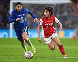 Arsenal Women V Chelsea Women - FA Cup Final 2021 Prints: Arsenal vs. Chelsea: FA Women's Cup Final Showdown at Wembley Stadium