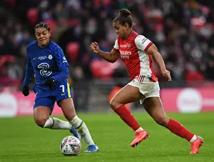 Arsenal Women V Chelsea Women - FA Cup Final 2021 Prints: Arsenal vs. Chelsea: FA Women's Cup Final Showdown at Wembley Stadium