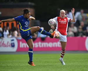 Arsenal Women V Chelsea Women FA Cup 1/2 Final 2021-22 Prints: Arsenal vs Chelsea: FA Women's Cup Semi-Final Showdown at Meadow Park