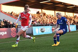 Arsenal Women V Chelsea Women 2019-20 Prints: Arsenal vs. Chelsea: A Fierce Battle in the FA Womens Super League (2019-20)