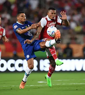 Arsenal V Chelsea - Florida Cup 2022-23 Prints: Arsenal vs. Chelsea: The Florida Cup Clash - Summer Showdown (2022-23)