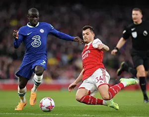 Arsenal vs. Chelsea: Intense Battle between Xhaka and Kante in the 2022-23 Premier League