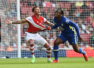 Arsenal v Chelsea - Pre Season Friendly 2021-22 Collection: Arsenal vs. Chelsea: Intense Rivalry Unfolds at the Emirates