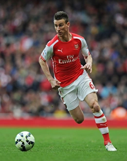 Arsenal V Chelsea 2014/15 Prints: Arsenal vs Chelsea: Koscielny in Action, Premier League 2014/15