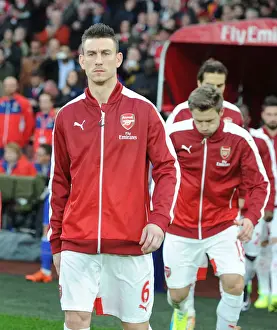 Arsenal V Chelsea 2015-16 Prints: Arsenal vs Chelsea: Koscielny in Action at the Emirates (2015-16)