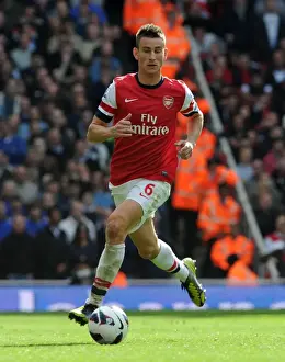 Arsenal V Chelsea 2012-13 Prints: Arsenal vs Chelsea: Koscielny's Determination at Emirates Stadium (2012-13)