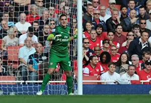 Arsenal V Chelsea 2012-13 Prints: Arsenal vs Chelsea: Mannone's Battle in the 2012-13 Premier League