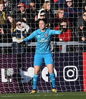 Images Dated 19th January 2020: Arsenal vs Chelsea: Manuela Zinsberger in Action at the FA Womens Super League Match